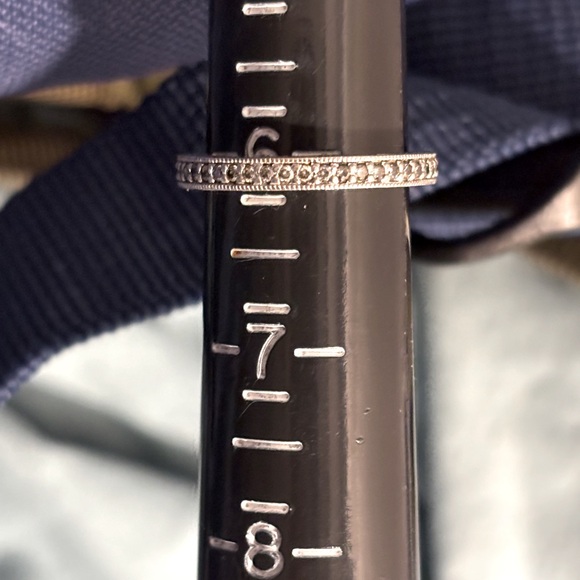 Elegant Tacori Diamonique Eternity Band Size 6 - Picture 1 of 3